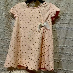 Tahari peach toddler girls blouse size 5T